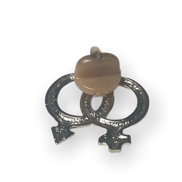 Man+Woman Symbol Pin - Picture 3 of 3